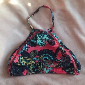Roxy XS halter bikini top